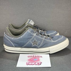 CONVERSE ONE STAR SLATE BLUE SKATE SNEAKERS, YOUTH SIZE 2.5 NWOB‎